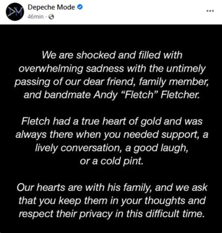 Andrew Fletcher Décès