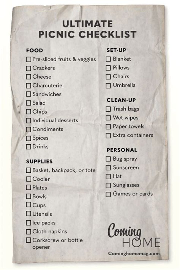 How to plan the perfect springtime picnic for your squad