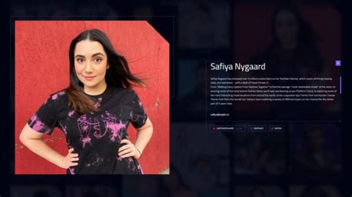 Safiya Nygaard video statistics