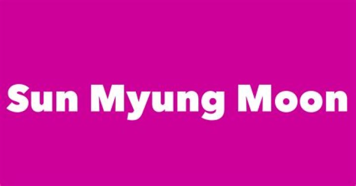 Sun Myung Moon Fortune